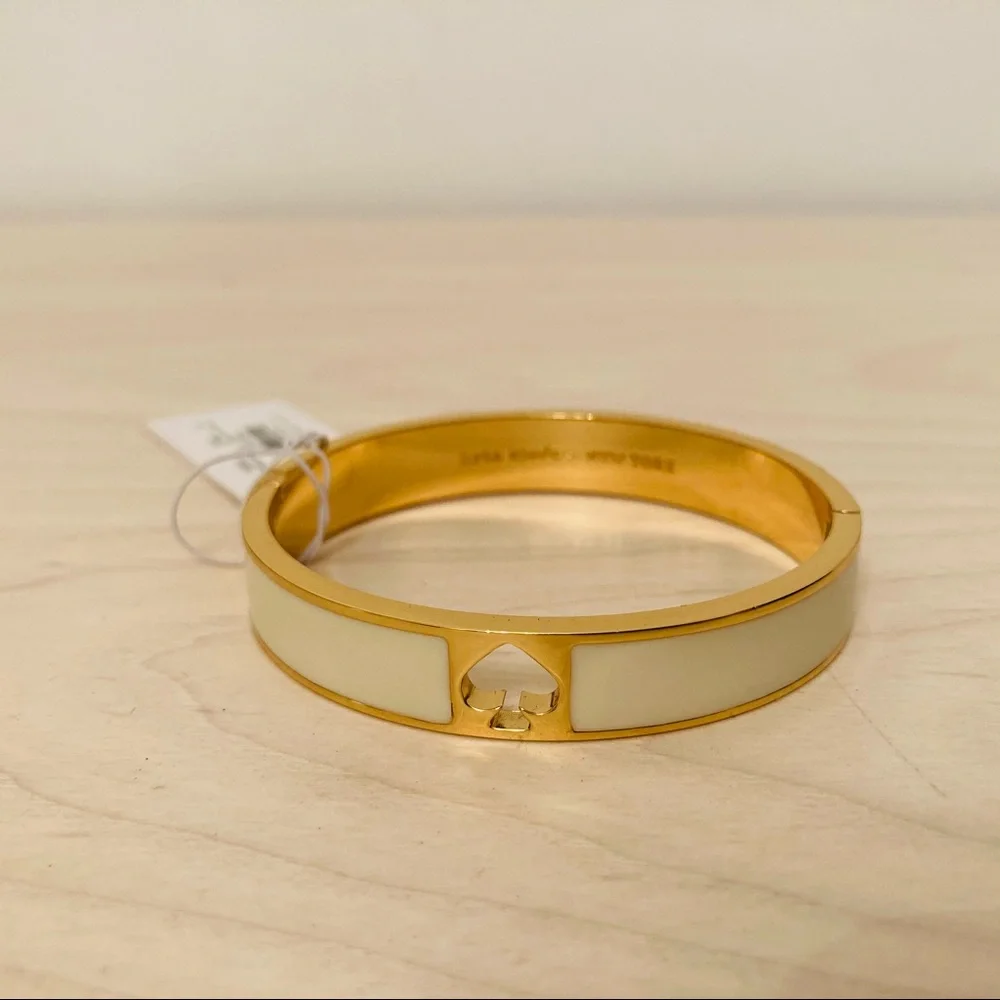 Kate Spade Hole Punch Bracelet White NWT - Picture 8 of 14